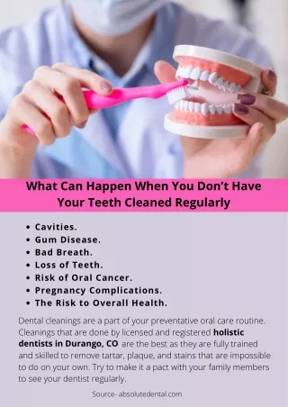 what can happen when you don t have your teeth