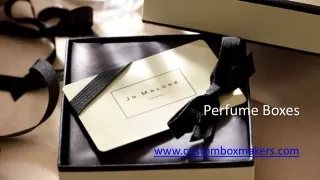 Custom Perfume Boxes