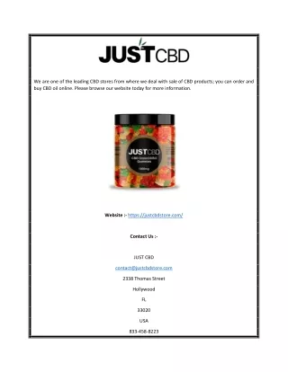 we are one of the leading cbd stores from where