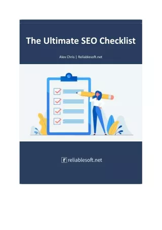 SEO check list 2021