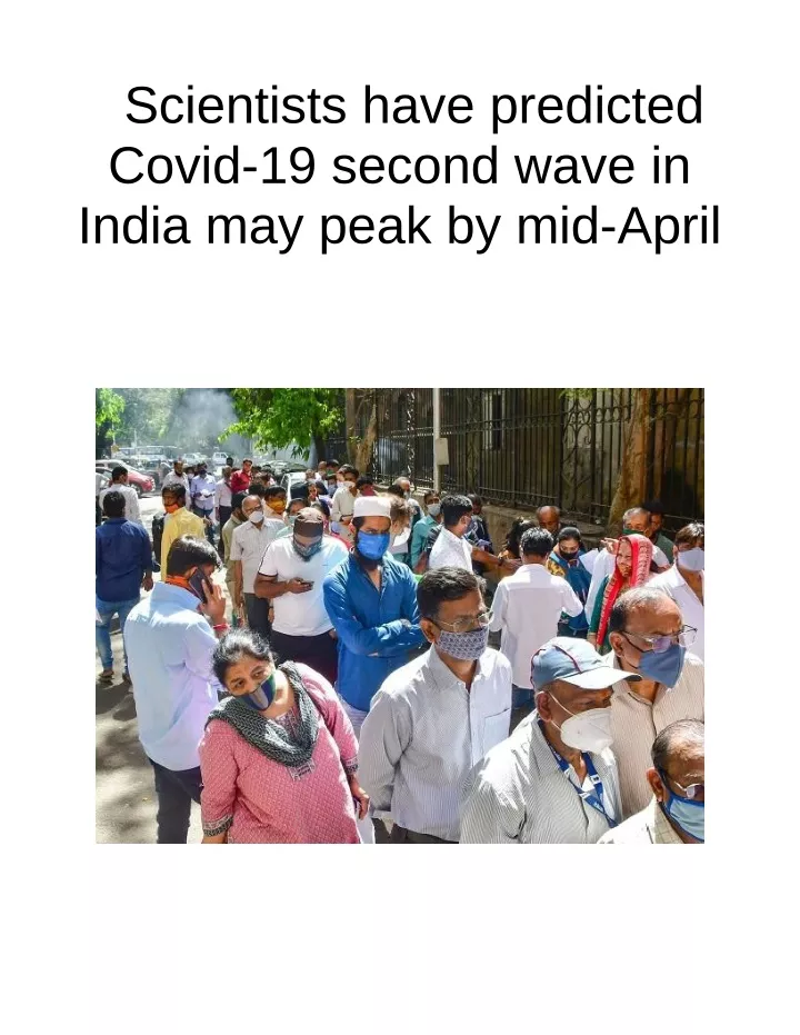 scientists have predicted covid 19 second wave