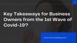 Key Takeaways for India's Business Owners from Covid-19 First Wave