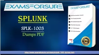 Pass Updated SPLK-1003 Exam Questions at Cheap price | 25% OFF | Coupon code "EFS25"