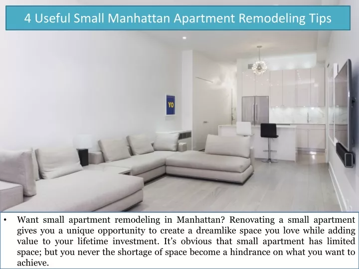 4 useful small manhattan apartment remodeling tips