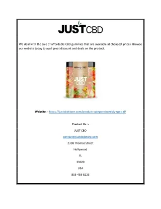 we deal with the sale of affordable cbd gummies