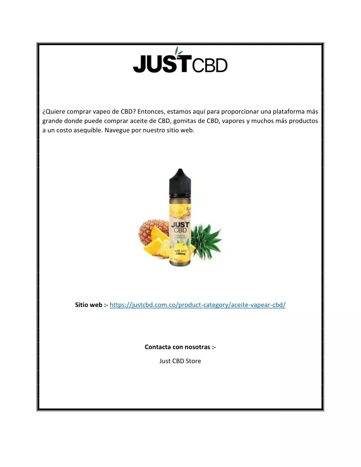 quiere comprar vapeo de cbd entonces estamos