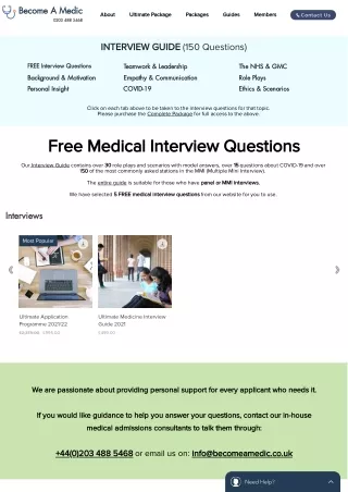 Common Medical Interview Questions & Courses for Medical Interview reparation