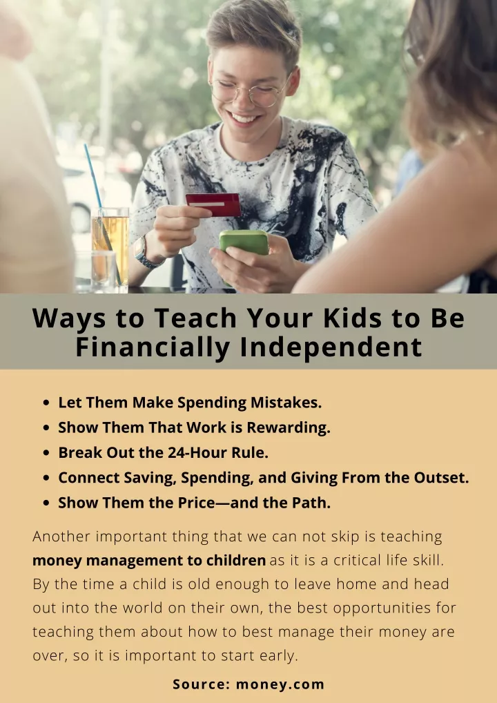 ways to teach your kids to be financially