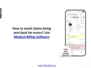 how to avoid claims being sent back for errors