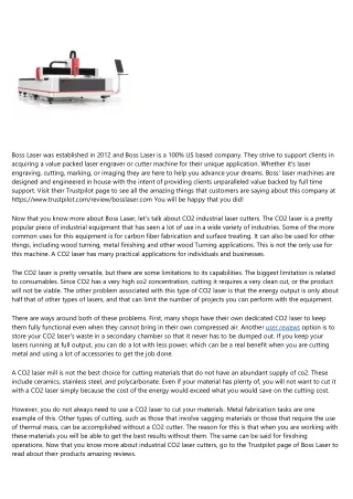 boss laser was established in 2012 and boss laser