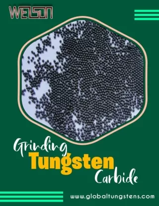 Features of Grinding Tungsten Carbide