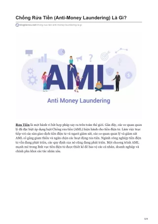 ch ng r a ti n anti money laundering l g