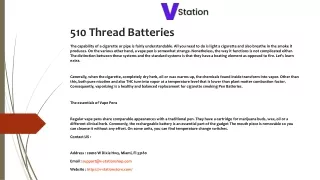 510 thread batteries