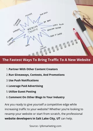 the fastest ways to bring traffic to a new website