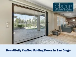Beautifully Crafted Folding Doors in San Diego
