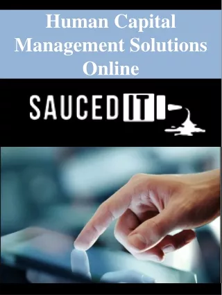 Human Capital Management Solutions Online