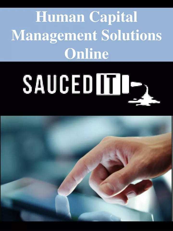 human capital management solutions online
