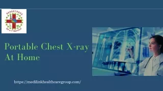 Portable chest X-ray at home