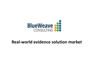 real world evidence solution market