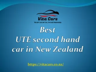 The Best UTE Second Hand Cars in New Zealand