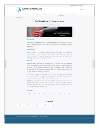 Chiropractor NYC, Wellness Care New York City - Everest Chiropractic