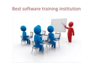 best software training institution