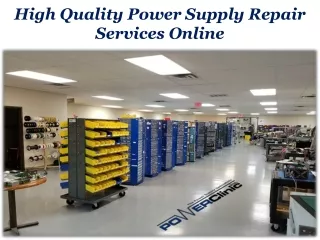 High Quality Power Supply Repair Services Online