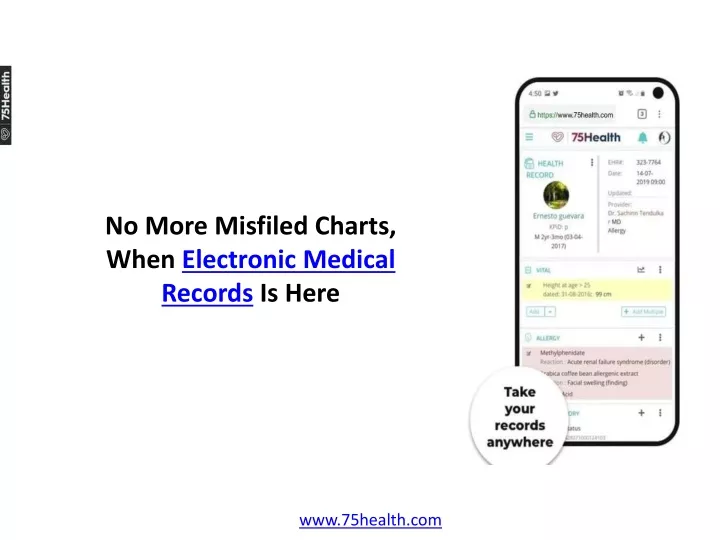 no more misfiled charts when electronic medical