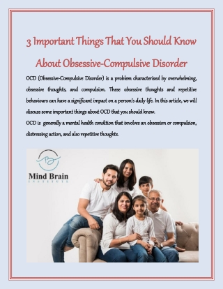 3 important things that you should know