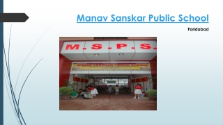 manav sanskar public school