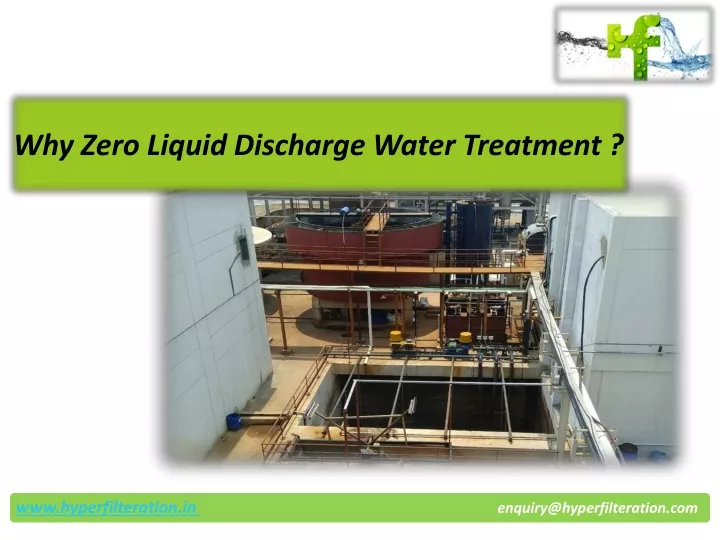 why zero liquid discharge water treatment