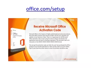 A Short Note on Microsoft Office