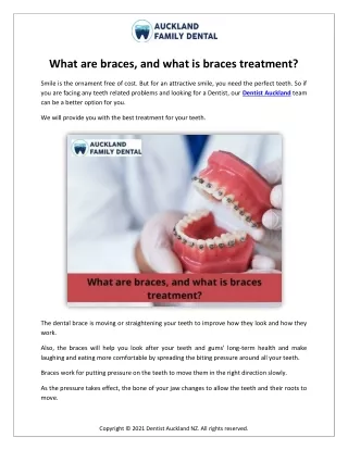 What are braces, and what is braces treatment?