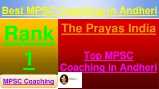 Best MPSC Coaching in Andhei