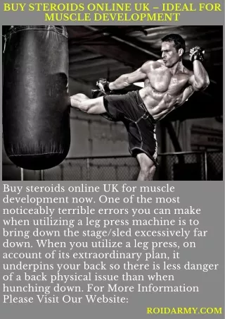 Buy Steroids Online UK – Ideal For Muscle Development