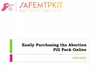 Easily Purchasing the Abortion Pill Pack Online