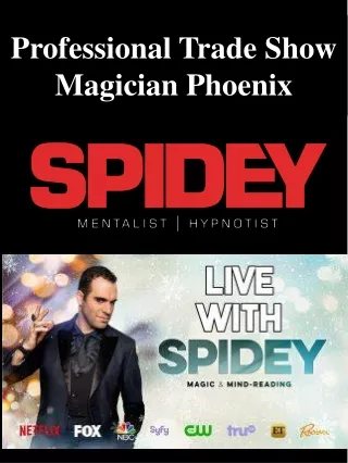 professional trade show magician phoenix