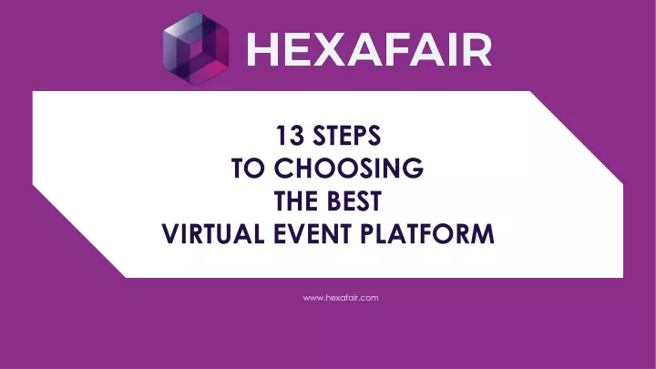 13 steps to choosing the best virtual event