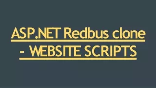 a s p net redbus clone w eb s ite sc r ipts