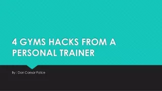 Dan Caesar Police - 5 Gym Hacks from Personal Trainer