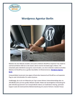 wordpress agentur berlin