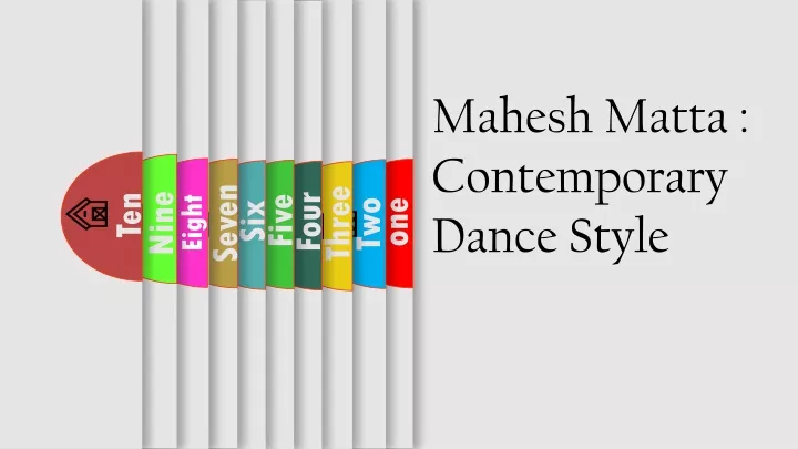 mahesh matta contemporary dance style