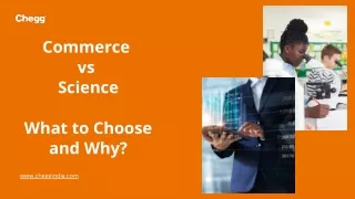 Which is better : Commerce v/s Science