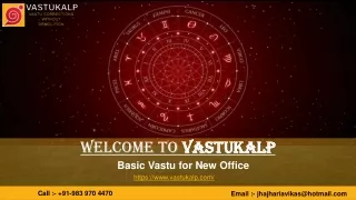 welcome to vastukalp basic vastu for new office