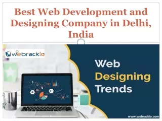 Best Web Development and Designing Agencies in Delhi
