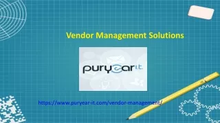 Vendor Management Services