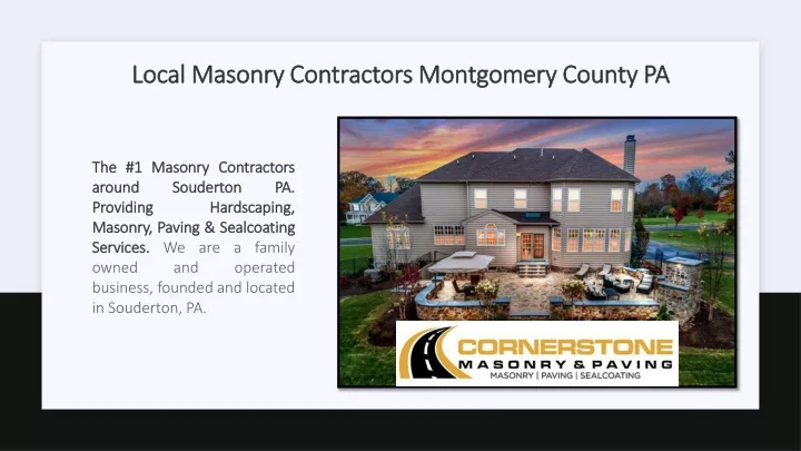 local masonry contractors montgomery county pa