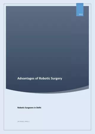 Contacts Best Robotic Surgeons in Delhi