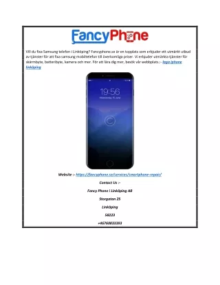 vill du fixa samsung telefon i link ping