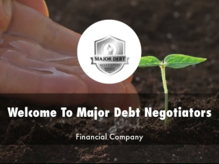 Detail Presentation About Major Debt Negotiators